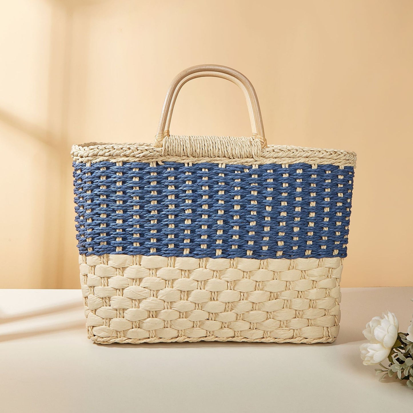 Basket Shoulder Braided Bag