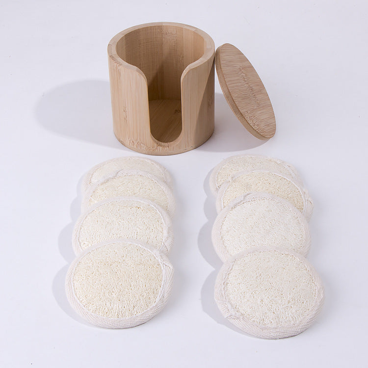 Bamboo tube plant towel gourd skin cleanser 8-piece