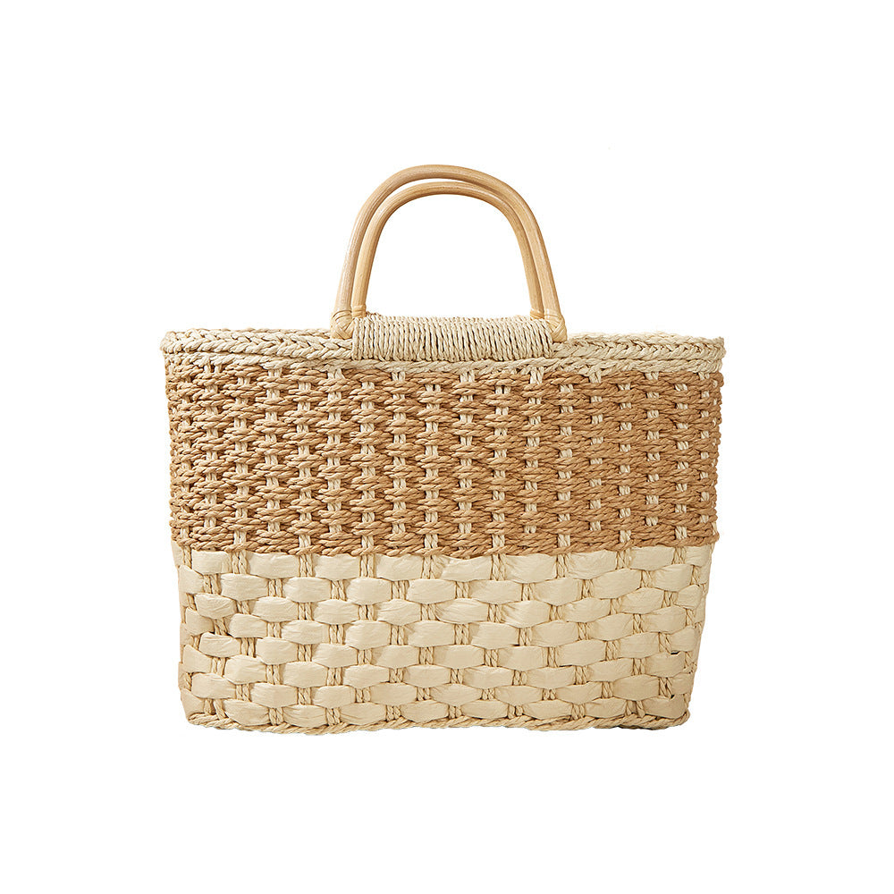 Basket Shoulder Braided Bag