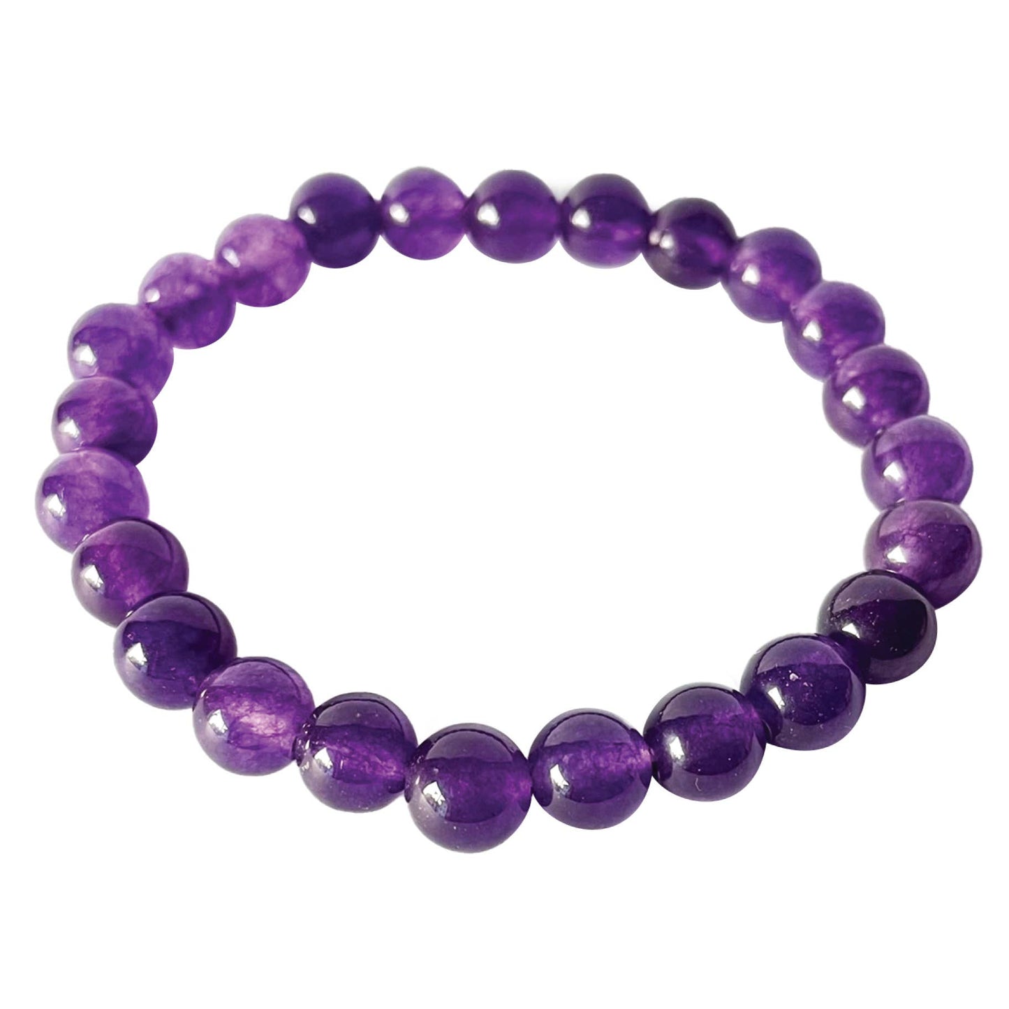 Amethyst Beaded Bracelet