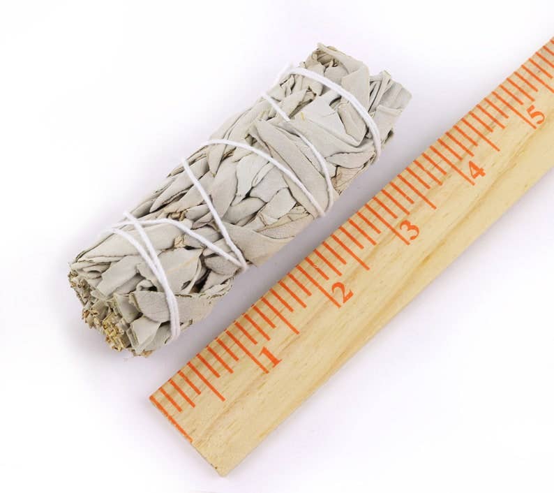 White Sage Smudge Sticks 4"