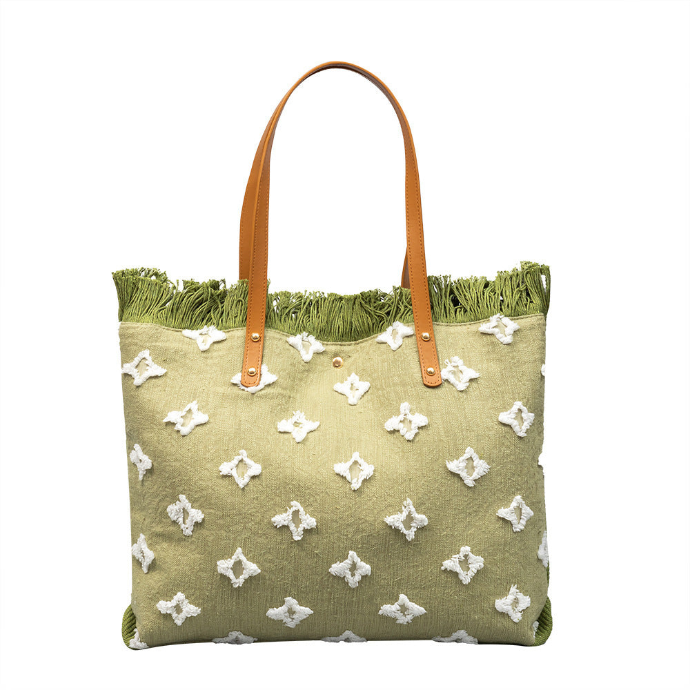 Double-layer Canvas Shopping bag