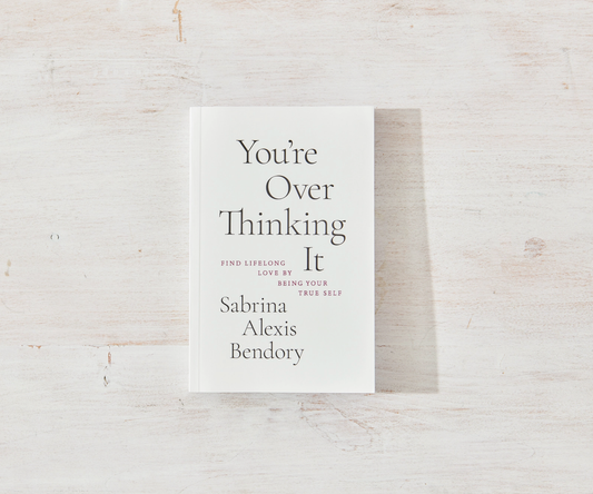 You're Overthinking It by Sabrina Alexis Bindery - book